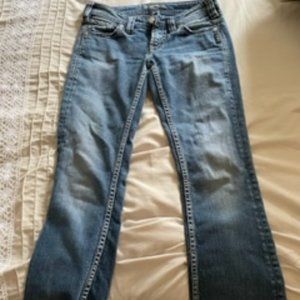 SiIver Brand Jeans, Waist 25, Length 33